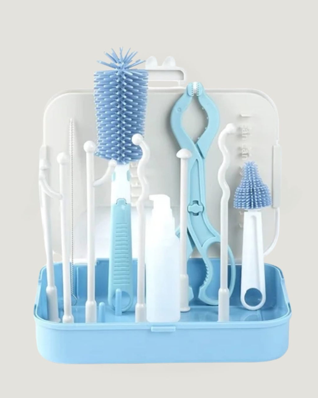 Blue Baby Bottle Drying Rack
