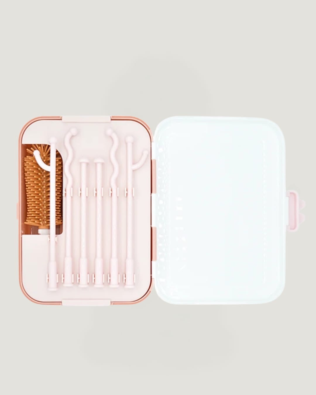 Pink Baby Bottle Drying Rack