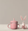 Pink Grow-With-Me 3-in-1 Stainless Steel Cup